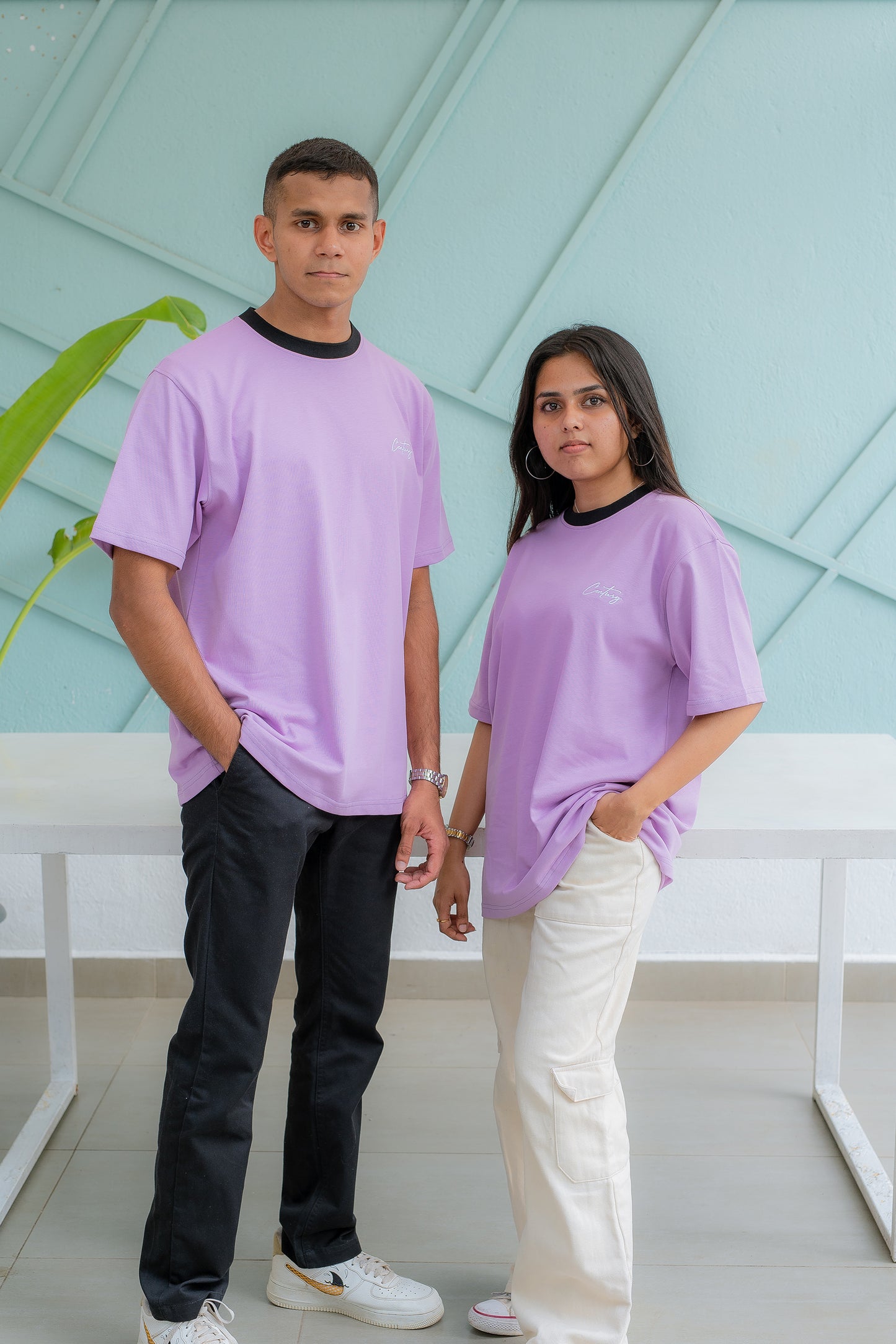 IMPERIAL OVERSIZED TEE - LAVENDER